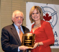 CASBA award presented by Barbara Byers